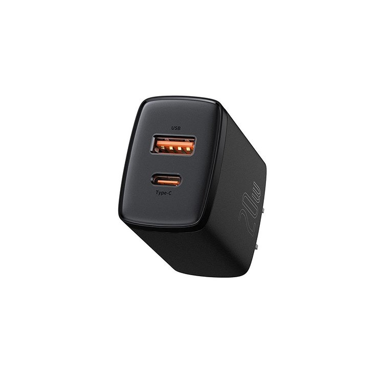 Baseus CCXJ-01 Compact Super Quick Charger Dual Port U+C 20W CN